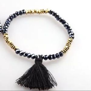 Black Tassel Bracelet